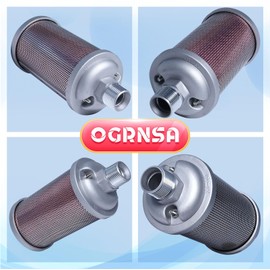 XY-10 DN25 Dryer Silencer，Air Compressor Silencer 1"，Drying Machine Diaphragm Pump Exhaust Noise Reduction XY10 Muffler Replacement Part