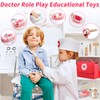 Mardo Children's Wooden Doctor's Case with Real Stethoscope, Doctor's Coat