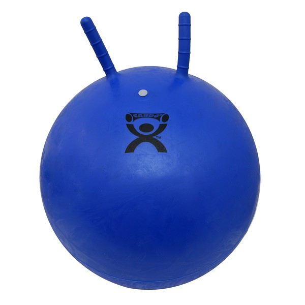 CanDo 30-1828 Inflatable Exercise Jump Ball, 22" Diameter, Blue