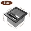 Knock Box Espresso, Embedded Bottomless Coffee Knock Box, Stainless Steel