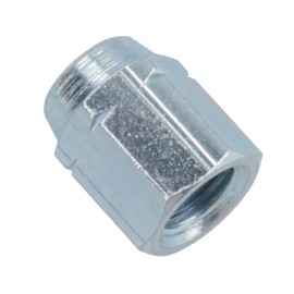 Steel Female Brake Pipe Union Fittings 3/8" x 24 UNF for 3/16" Brake Pipe 10pc