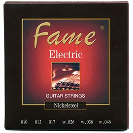 Fame Electric Guitar Strings Nickel Plated Round Wound 10-46