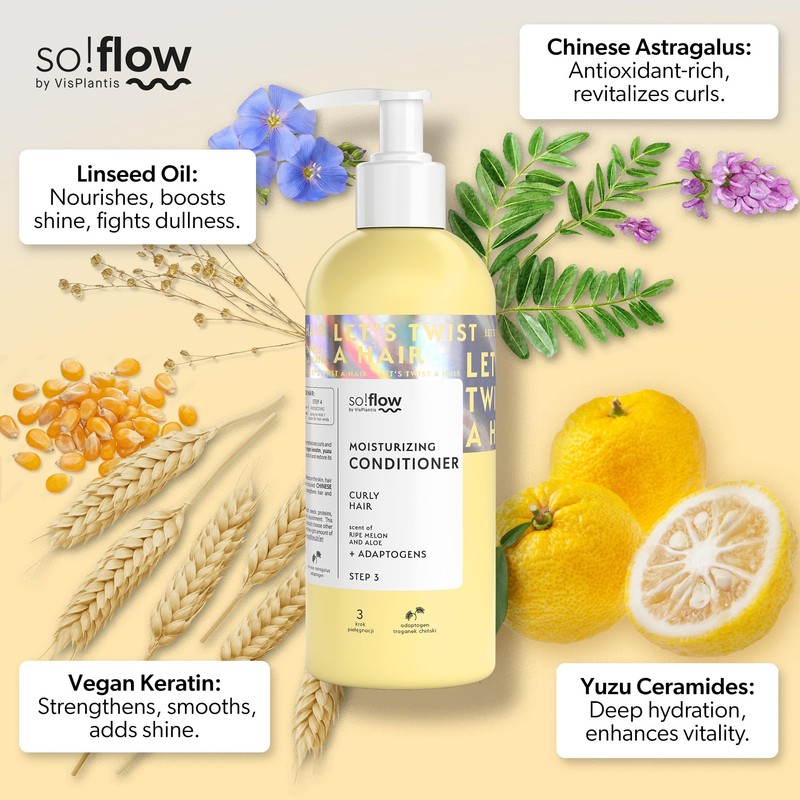 So!Flow Curl Moisture Conditioner with Linseed and Hydrolyzed Proteins -