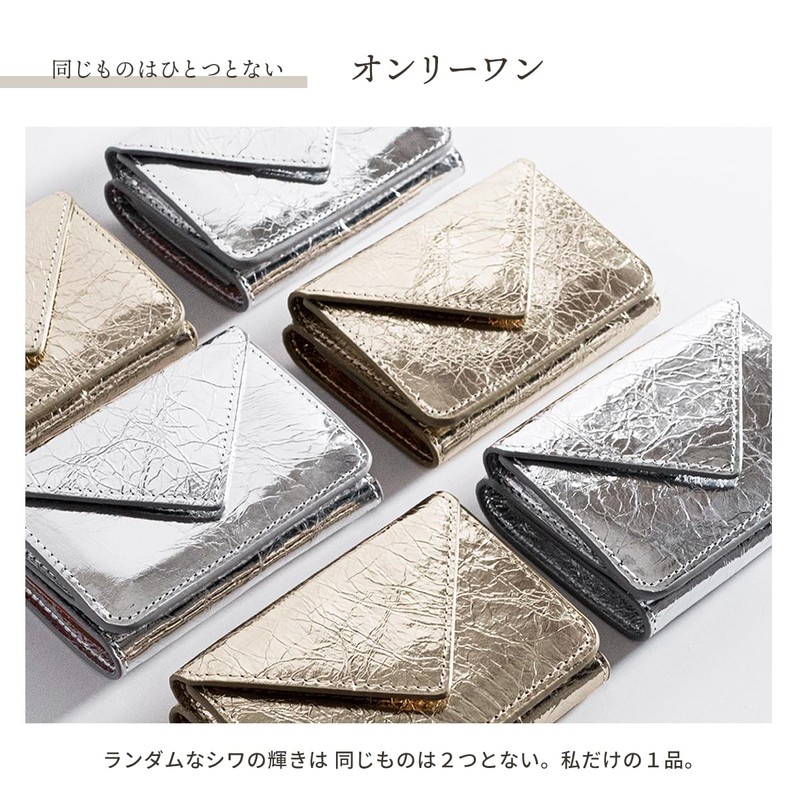 MALTA Trifold Wallet, Mini Wallet, Women's, Men's, Small, Compact, Cowhide