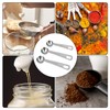 Gosknor 3pcs Stainless Steel Measuring Spoon, Coffee Scoop Teaspoons Set