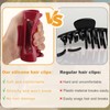 3 PCS Silicone Flexible Hair Claw Clips for Women Soft