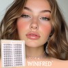 Winifred Natural Lash Clusters Short Eyelash Clusters Wispy Cluster Eyelash