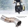Nikou Exhaust Centre Pipe - Motorcycle Full Exhaust System Centre