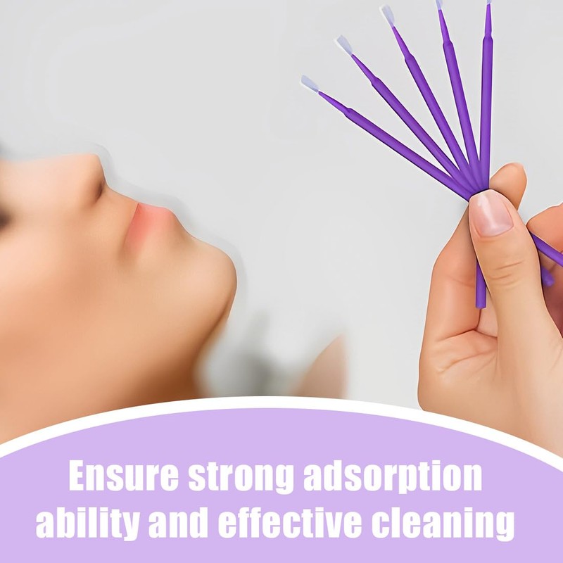 UEAVOID Pack of 100 Head Bendable Ultra Fine Microbrush Micro