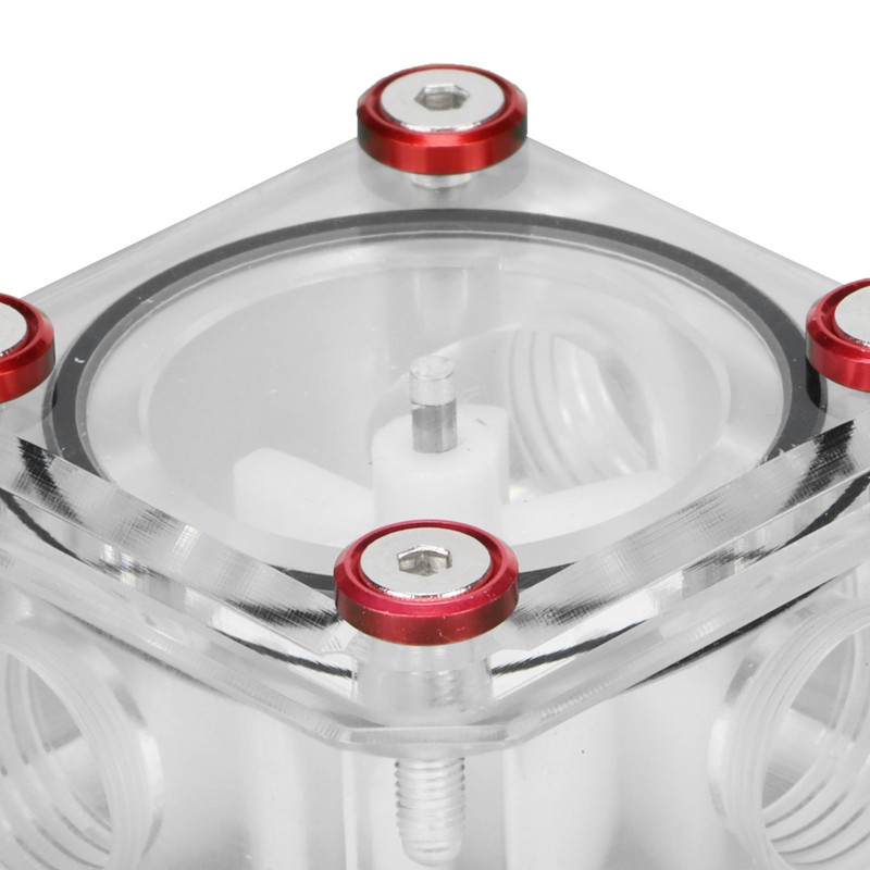 Water Flow Meter LeakingProof Transparent Acrylic Computer WaterCooled Rheometer