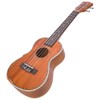 23in Ukulele Brown Mahogany Wood with Bag Capo String Cleaning