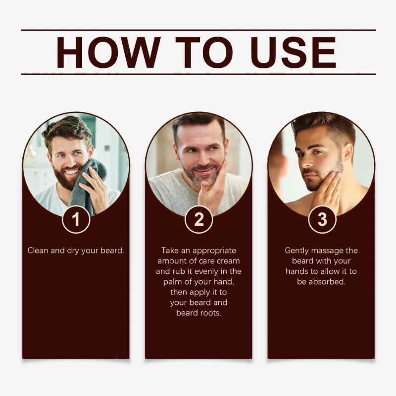 Balsamo Para Crecer La Barba Al 20% 3pcs Bergamota