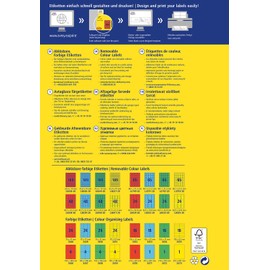 Avery Zweckform Labels 38.1 x 21.2 mm Removable Inkjet/Laser/Copier Green