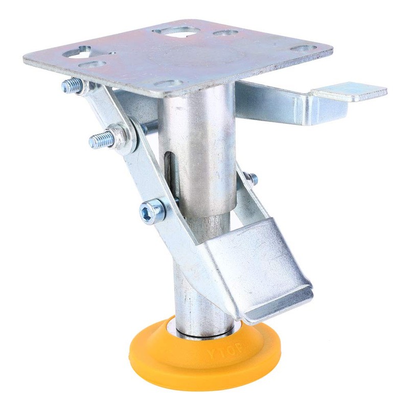 Fafeicy Floor Lock for 4~5in Casters, Manganese Steel with TPU