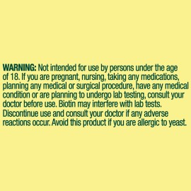 3-PK SPRING VALLEY Hair Skin & Nails 5000 Mcg Biotin - SOFTGELS - 120 ct Ea.