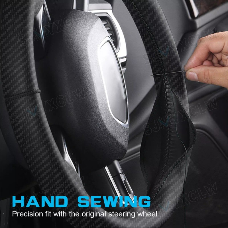 SJMYXCLW For Toyota Tacoma Tundra Steering Wheel Cover Protector Non-Slip
