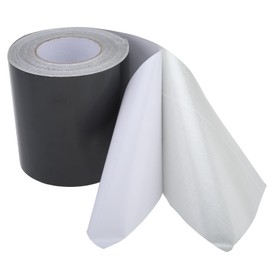 RealPlus 6" x 100ft RV Underbelly Tape Waterproof Belly Tape with Permanent Sealing Adhesive for Camper Travel Trailer Mobile Home, Tear Repair Patch