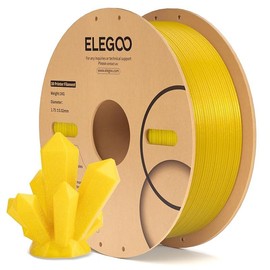 ELEGOO PLA Filament 1.75mm Brown 1KG, 3D Printer Filament Dimensional Accuracy +/- 0.02mm, 1kg Cardboard Spool(2.2lbs) 3D Printing Filament Fits Most FDM 3D Printers:_1kg Gold Yellow