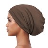 Alnorm Cosy satin lined slouchy beanie cap with soft elastic