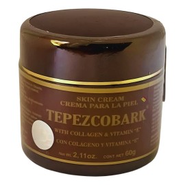 Crema De Tepezcohuite (tepezcobark), Con Colágeno (colageno)