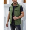 ceauros Men's Fishing Vest Utility Casual Lightweight Outdoor Vest Work