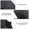 Pack of 2 Hand Fans, Foldable Fans, Small Fabric Hand