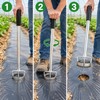 Telescopic Plastic Mulch Film Perforator – 44–75cm Garden Planting Hole