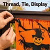 Happy Halloween Hanging Banner – 250cm Pumpkin and Bloody Handprint