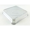 Handi-Foil Square Aluminum Foil Cake Pan w/Clear Dome Lid -