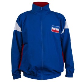 Yugoslavia 1980's Retro Vintage Commonist Era National Football Soccer Jacket Tracksuit Jumper Blue