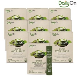 Daily On Domestic Matcha Latte 1 Million Enzyme Lactobacillus 30 sachets x 10 (10 months) / 데일리온 국내산 말차라떼 100만 효소 유산균 30포x10개(10개월)