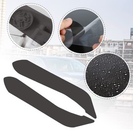 TOMALL 1 Pair Vinyl Smoke Tint Headlight Films Compatible with Honda Accord 2018-2022 Car Headlight Transmission Self Adhesive Stickers Exterior Vinyl Smoke Decoration Trim (20% Dark Black)