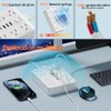 TerHavn Extension electrica Corta 1.5M y Regleta Multicontacto con 8