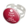 GRAPHICS & MORE The Flash Keep Calm and Call Silver