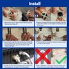 6FT Countertop dishwasher inlet and drain hose kit, compatible with