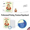 NobleWorks Funny Christmas Greeting Card with 5 x 7 Inch