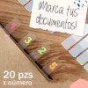 J.H. Company Set 3 Pcs Notas Adhesivas Tipo Post It