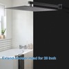 HarJue Shower Arm, Rain Shower Head Extension Extender, With Flange