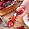 4 Pcs Crawfish Peeler Tool, Stainless Steel Crawfish Tail Remover