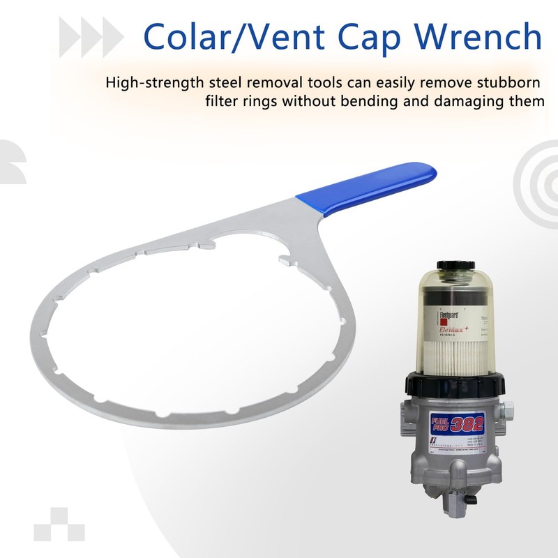 AFEISOL 6 Inch Colar/Vent Cap Fuel Filter Wrench for 380134