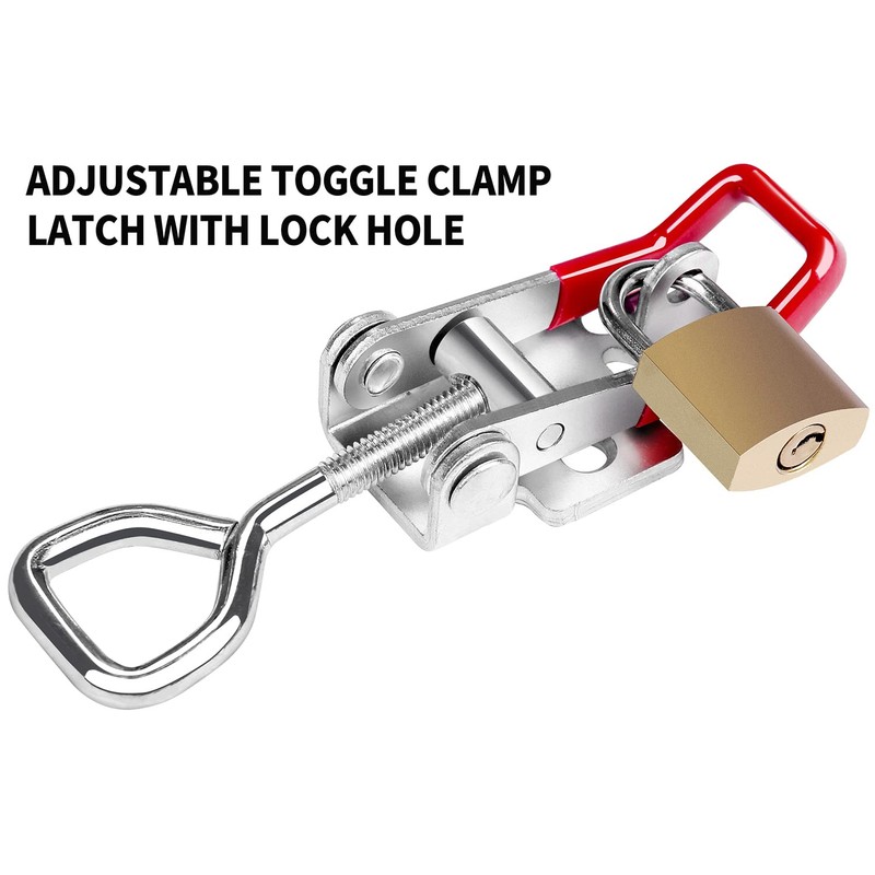 Vicuna R 8Pack Heavy Duty Toggle Latch Clamp 4002, Adjustable