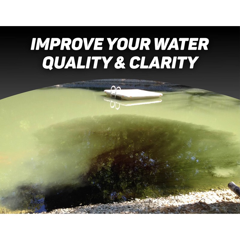 Black Out Lake and Pond Dye - One Gallon of