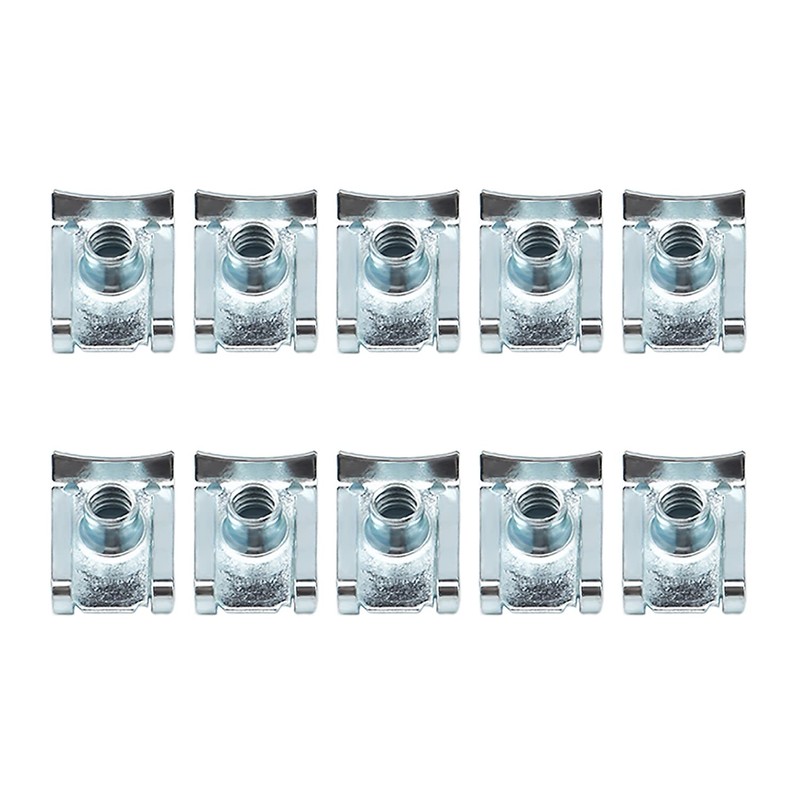 80 Pieces Thread Clip Nut Set, Sheet Metal Nuts, M4