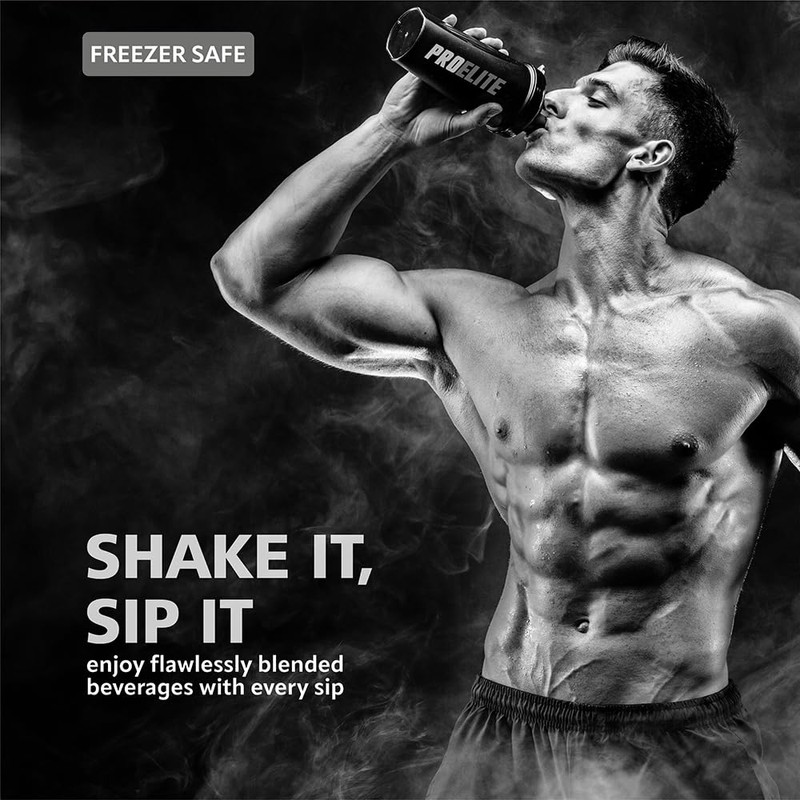 PROELITE PROELITE 700ml Protein Shaker Bottle with Transparent Shaker Bottle