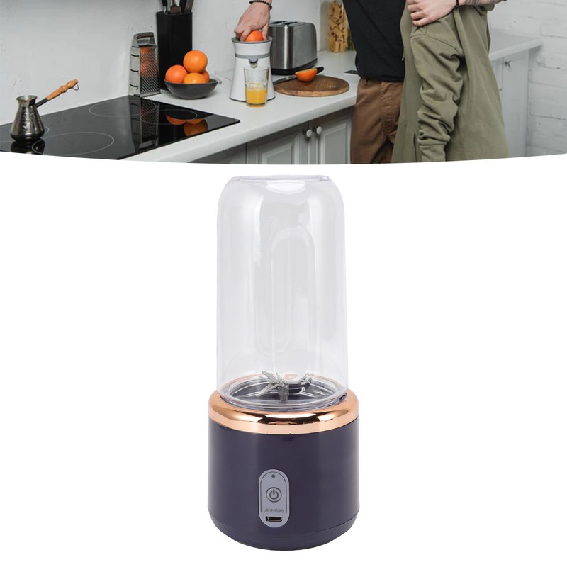 Mini Portable Blender 6 Blades High Speed 300ml USB Charging
