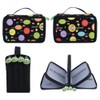 72 Slots Colorful Student Fabric Pen Bag Pencil Pouch Box