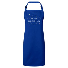 Fabulous Premium-Küchenschürze Blau Happy Anniversary Wedding Celebration Gift Ideas Couple Marriage