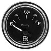Equus 7362 2" Fuel Level Gauge, Chrome with Black Dial