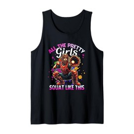 Funny All The Pretty Girls Squat Like-This Softball Catcher Tank Top