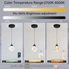 Crystal Pendant Light for Kitchen Island,Black Chandelier Lights Fixture, Hanging